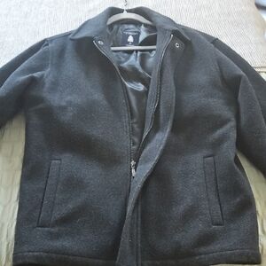 Men's Black Wool Jacket